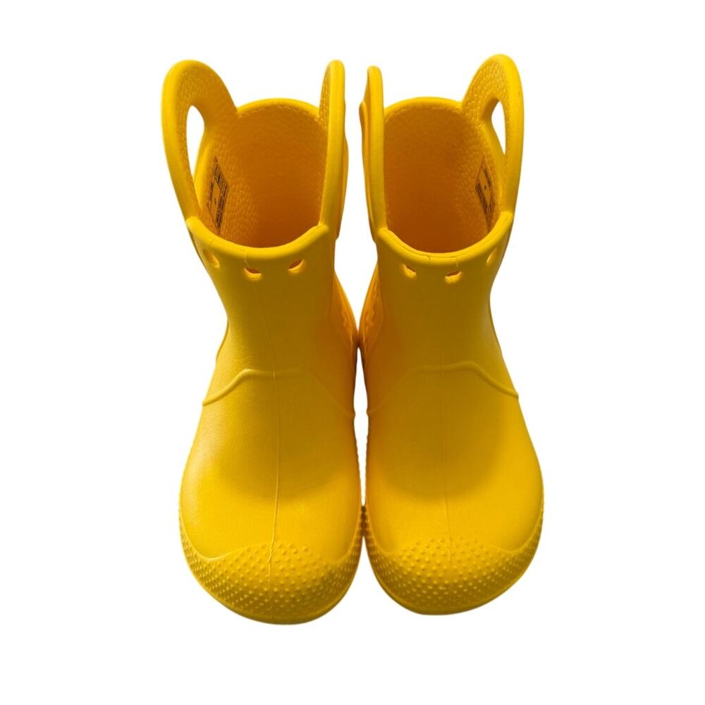 Crocs Toddler Handle It Rain Boots, Yellow, Size 7C